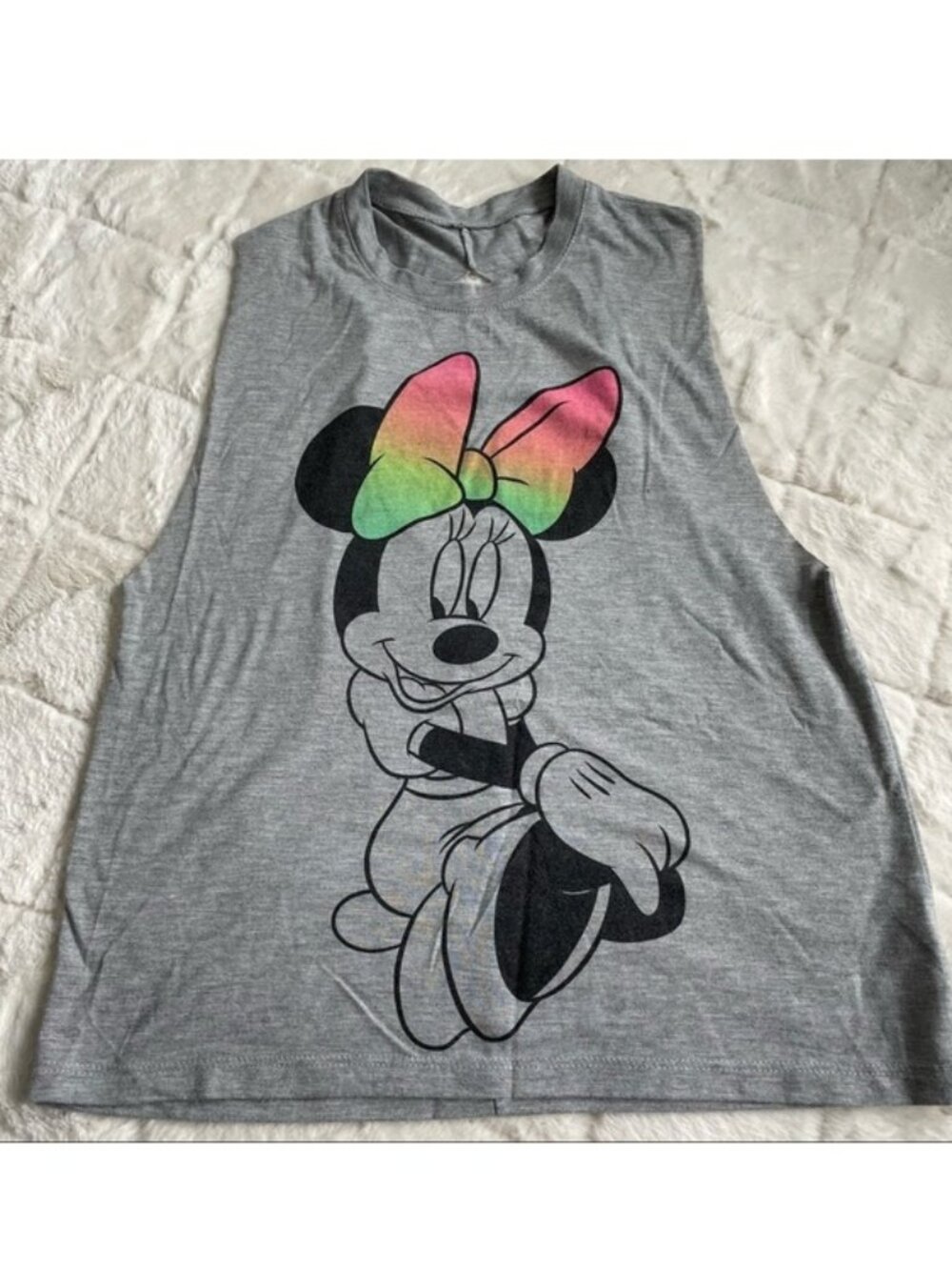 Disney | Minnie Mouse Pastel Twist Muscle Tee | Size Small